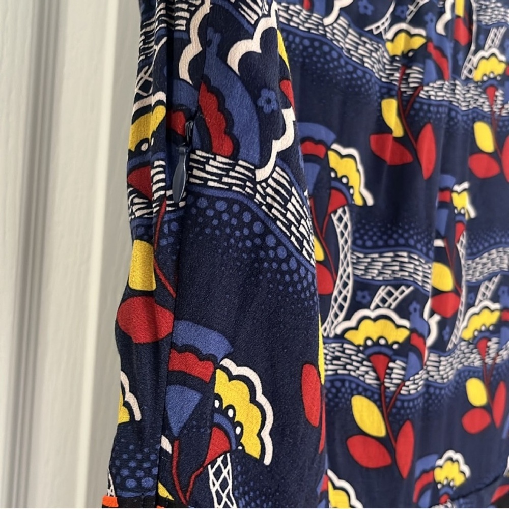 Boden Navy Dress with Multicolor Pattern - Picture 5 of 6